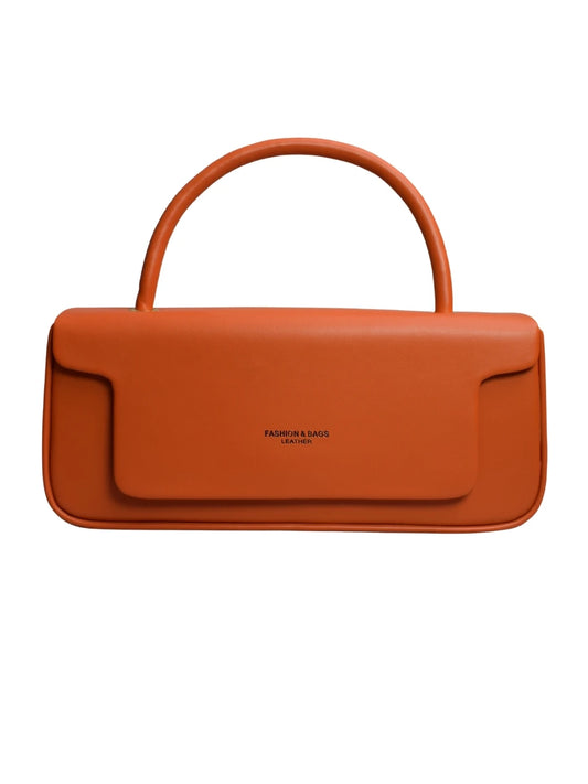 Carrot HandBag – Soft Faux Leather Elegance